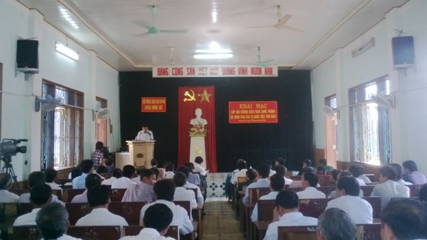 Ha Tinh: Fostering knowledge of security and defense for religious deacons